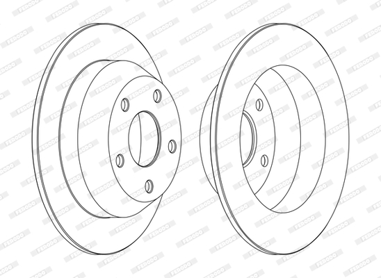 FERODO DDF1553C Discofreno