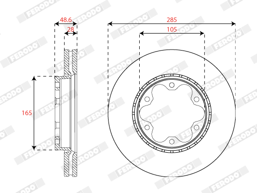 FERODO DDF1686C Discofreno