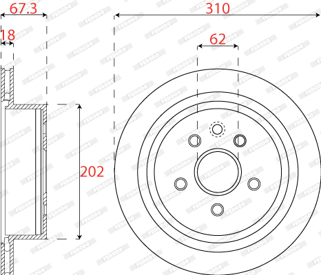 FERODO DDF1878C PREMIER...