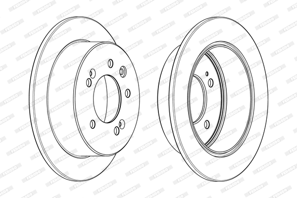 FERODO DDF2005C Discofreno