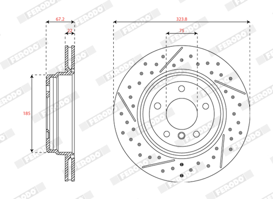 FERODO DDF2032C Discofreno