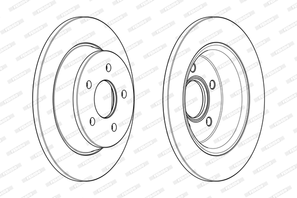 FERODO DDF2058C Discofreno