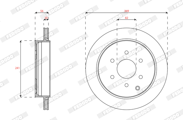 FERODO DDF2074C-1 Discofreno