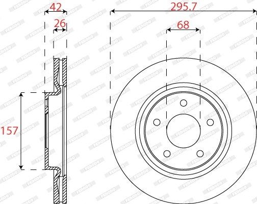 FERODO DDF2099C Discofreno