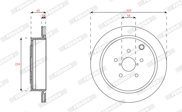 FERODO DDF2167 Discofreno