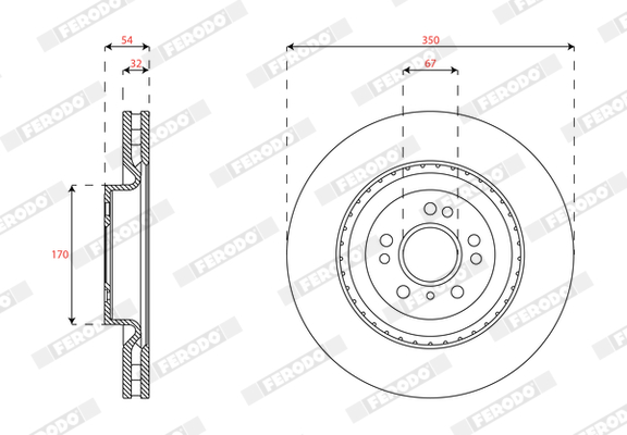 FERODO DDF2206C-1 Discofreno