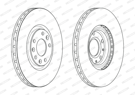 FERODO DDF2237C Discofreno