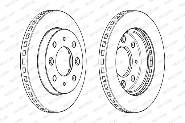 FERODO DDF2255C Discofreno