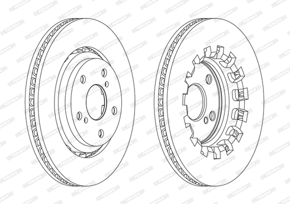 FERODO DDF2268C Discofreno