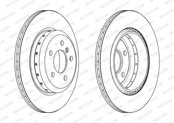 FERODO DDF2504VC-1 Discofreno