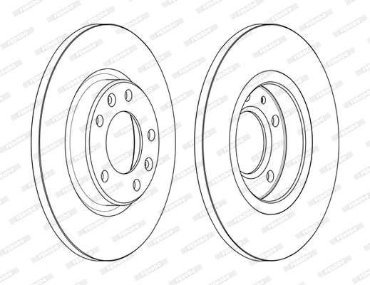 FERODO DDF2569C Discofreno