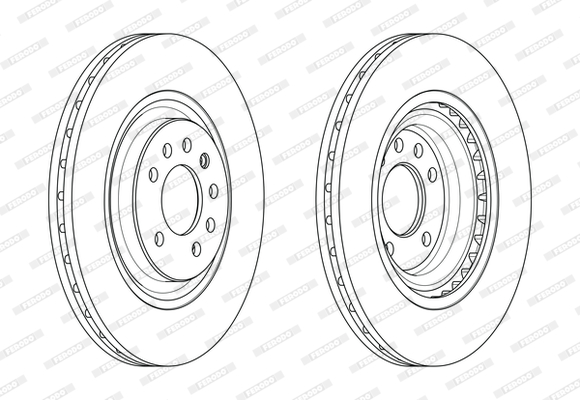 FERODO DDF2595C-1 Discofreno