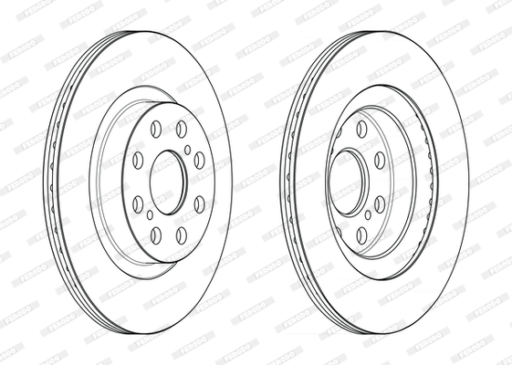 FERODO DDF2658C Discofreno