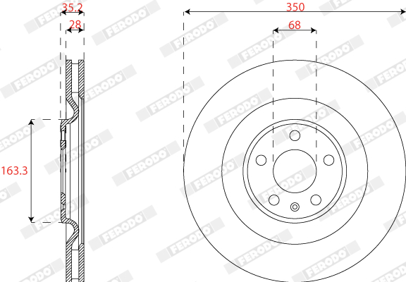 FERODO DDF2661C Discofreno