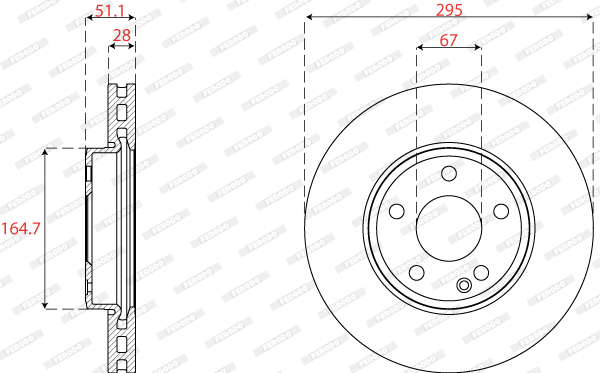 FERODO DDF2760C Discofreno