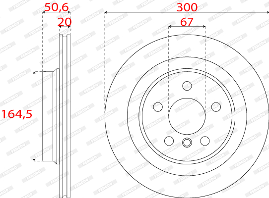 FERODO DDF2763C Discofreno