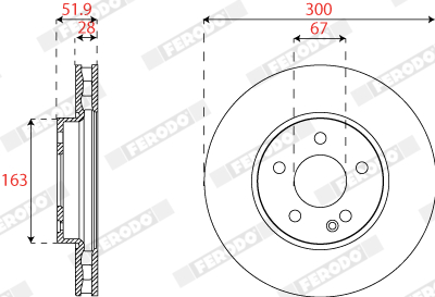 FERODO DDF2792C Discofreno