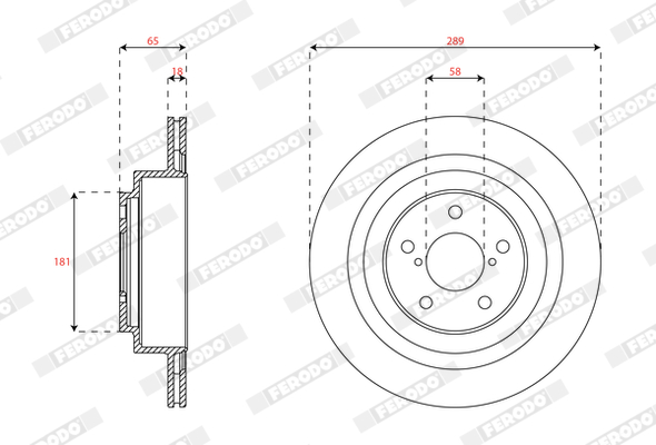 FERODO DDF2965C Discofreno