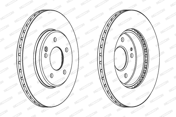 FERODO DDF588C Discofreno