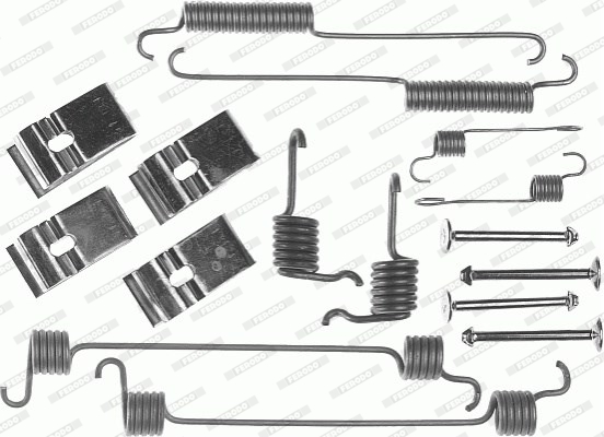 FERODO FBA54 Kit accessori,...