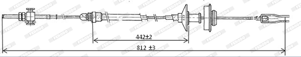 FERODO FCC421040 Cavo...