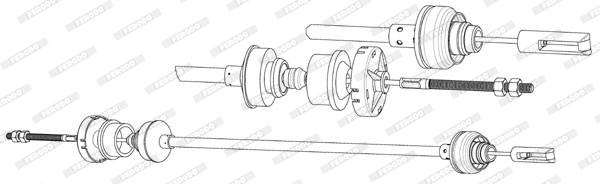 FERODO FCC422647 Cavo...