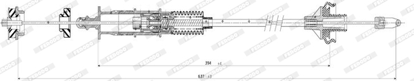 FERODO FCC422745 Cavo...