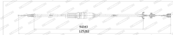 FERODO FCC422775 Cavo...