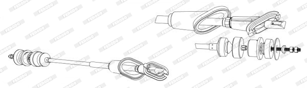 FERODO FCC422809 Cavo...