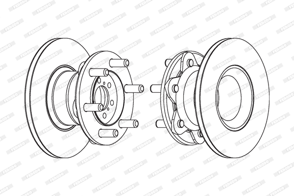 FERODO FCR104A Discofreno