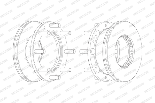 FERODO FCR107A Discofreno