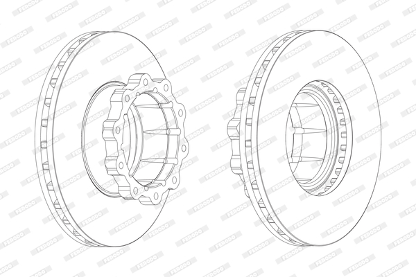 FERODO FCR120A Discofreno