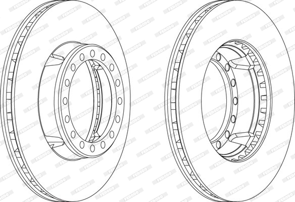 FERODO FCR127A Discofreno