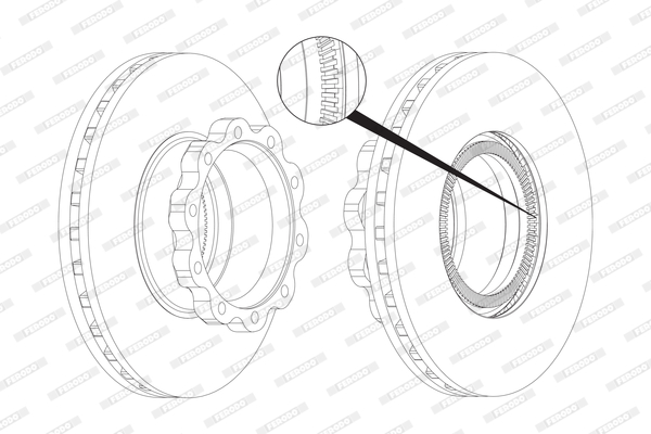 FERODO FCR161A Discofreno