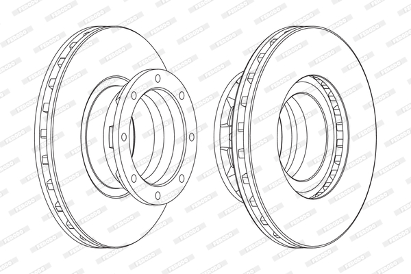 FERODO FCR187A Discofreno