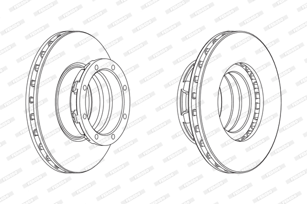 FERODO FCR188A Discofreno