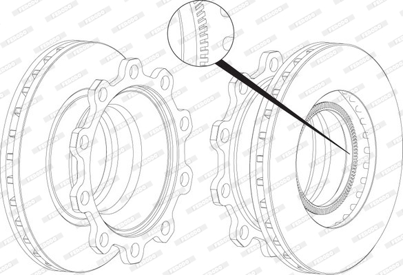 FERODO FCR199A Discofreno