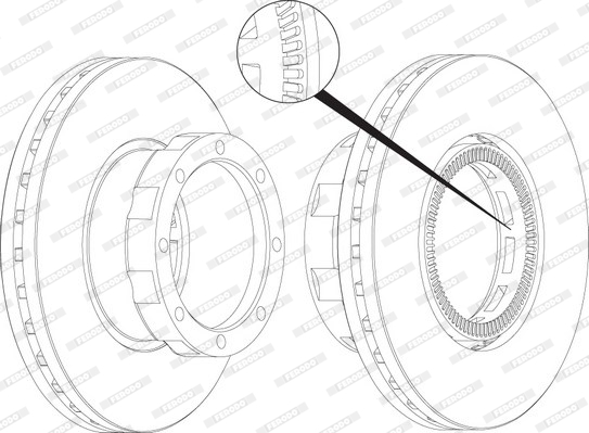 FERODO FCR200A Discofreno