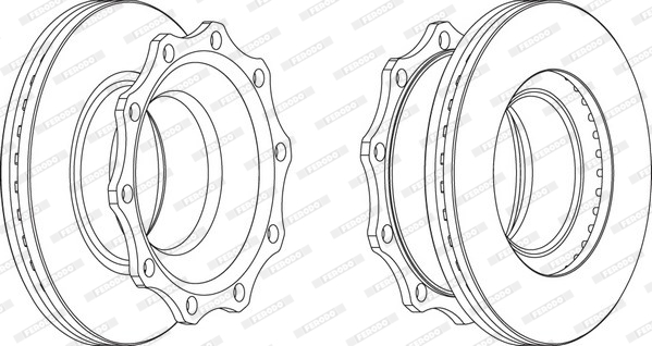 FERODO FCR203A Discofreno