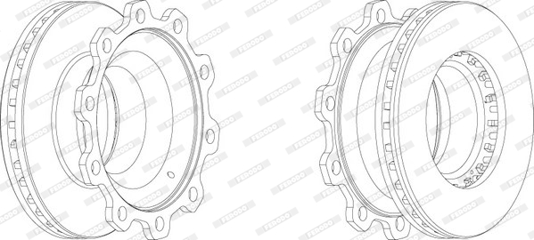 FERODO FCR205A Discofreno