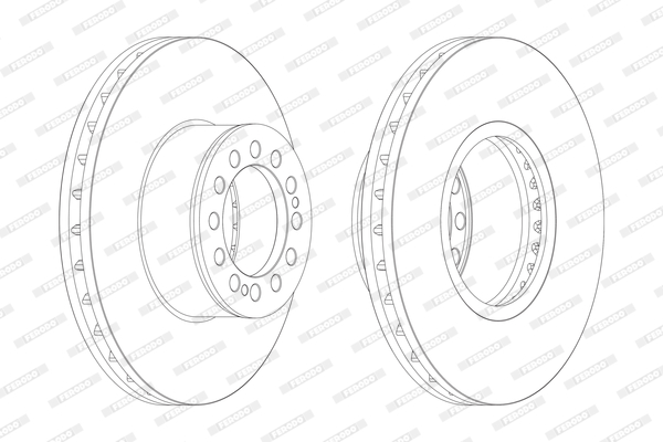 FERODO FCR214A Discofreno