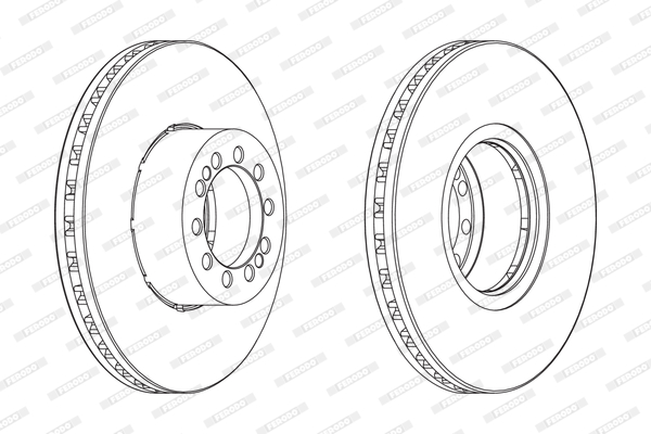 FERODO FCR218A Discofreno