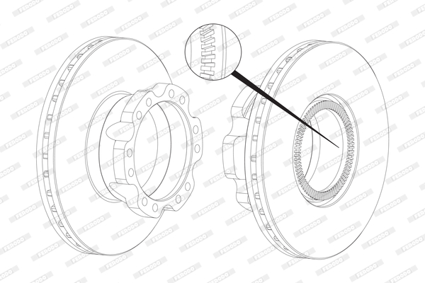 FERODO FCR226A Discofreno