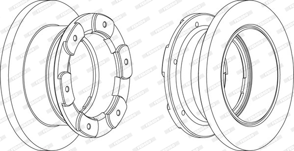 FERODO FCR236A Discofreno