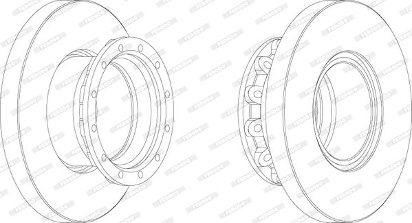 FERODO FCR245A Discofreno