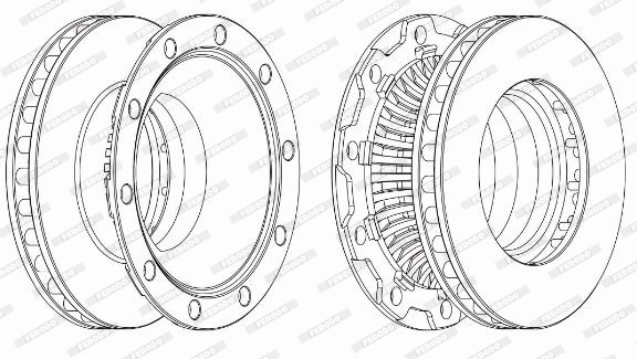 FERODO FCR252A Discofreno