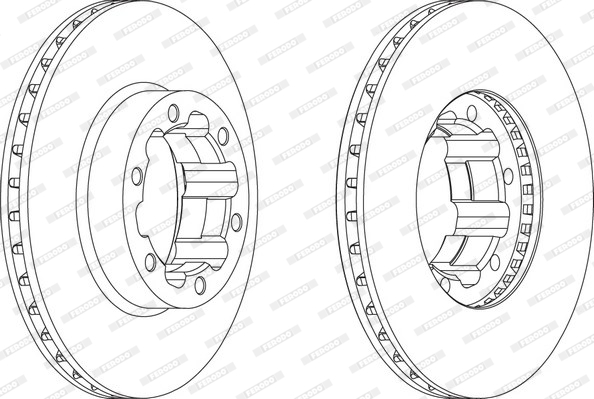 FERODO FCR262A Discofreno