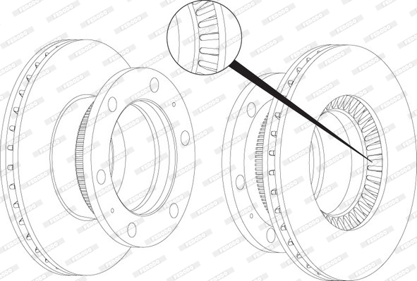 FERODO FCR264A Discofreno