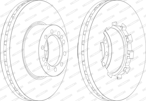 FERODO FCR283A Discofreno