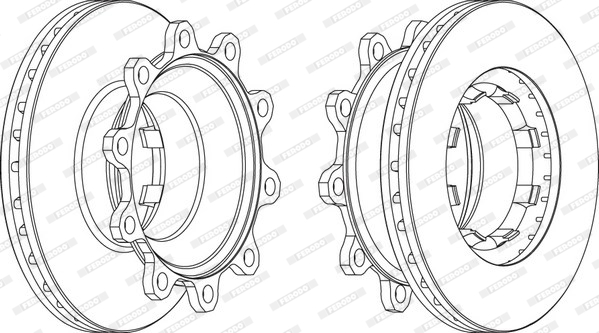 FERODO FCR293A Discofreno